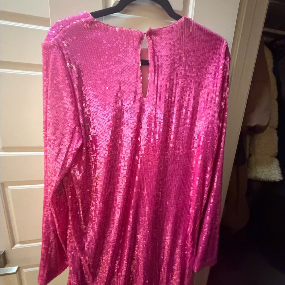 Show Me Your MuMu Fuchsia Sequin Mini Dress - Picture 3 of 3